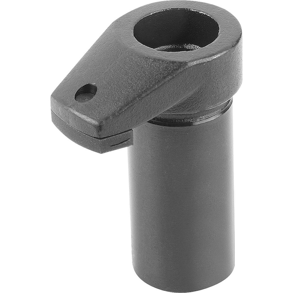 Hook Clamp With Protective Insert, Form:A Carbon Steel, Comp:Polyurethane, D=16